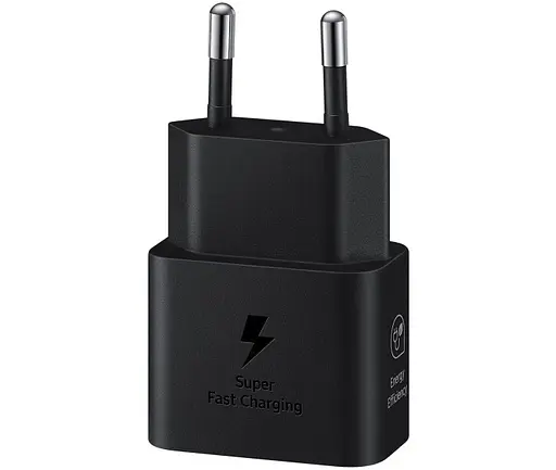Зарядний пристрій сам блочок Samsung 25W Super Fast Charging (EP-T2510NBEGRU) чорний - фото 2