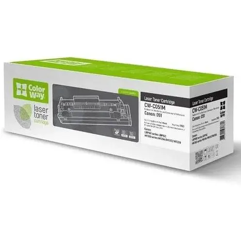 Картридж ColorWay Canon 051 Black teh0024424 - фото 1
