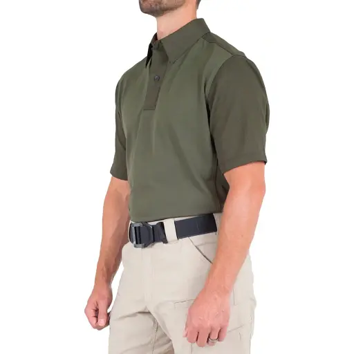 Тенниска поло First Tactical Men’s V2 Pro Performance Short Sleeve Shirt L Green - фото 5
