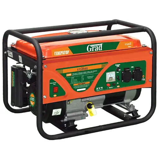 Генератор бензиновий Grad 3.0/3.3 кВт, однофазний, ручний запуск (5710935) - фото 1
