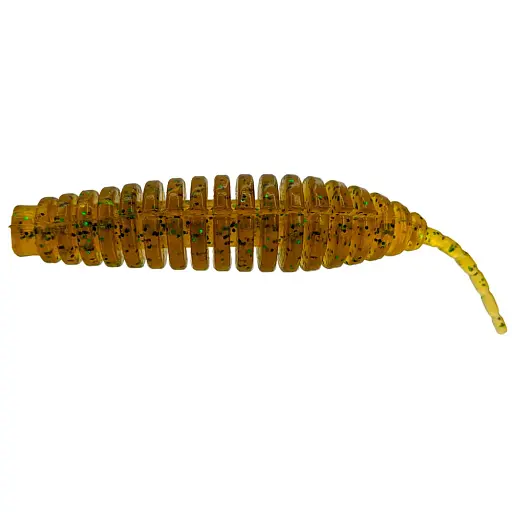 Силикон FishUP Tanta 1.3" #036 - Caramel/Green & Black (10 шт/уп)