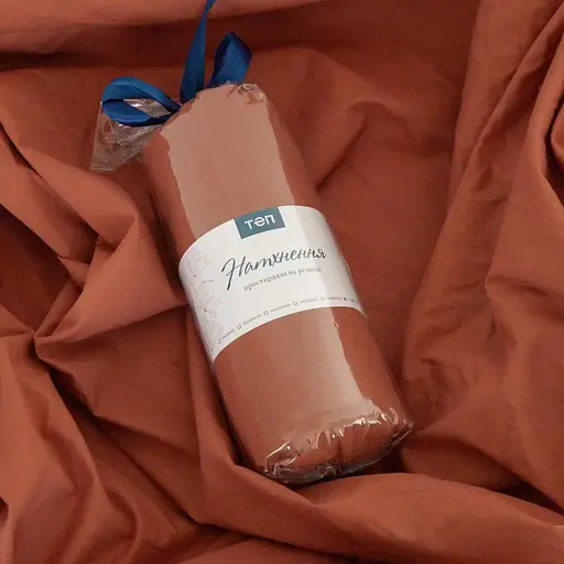 Простыня ТЕП Вдохновение с резинкой Карамельный, 120 x 200 (2-04015_26834) - фото 3