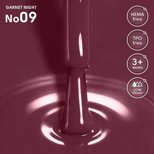 Гель-лак Shelly 09 Garnet Night 12 мл - фото 2