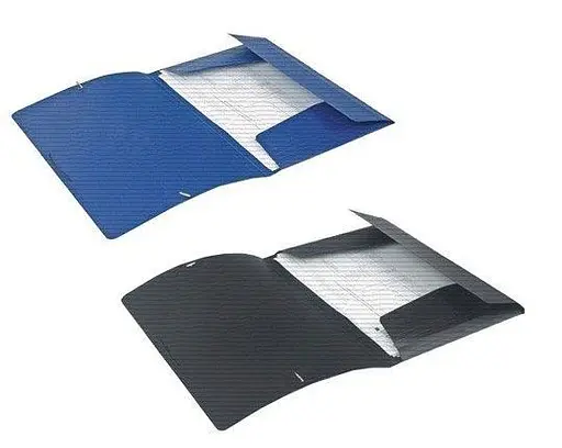 Папка пластикова на гумках А4 E31601 Economix непрозора фактура "діамант"(4044572316011) МІКС - фото 2