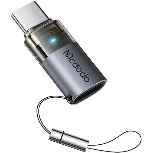 Адаптер Mcdodo Lightning to USB-C 60W Charging Adapter Черный