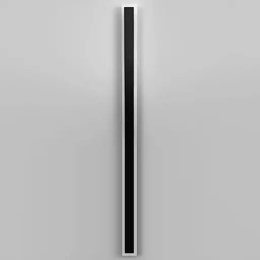 Сучасні лінійні бра в чорному корпусі 100 см Арт. WB 19/1000 BK Line F - фото 6