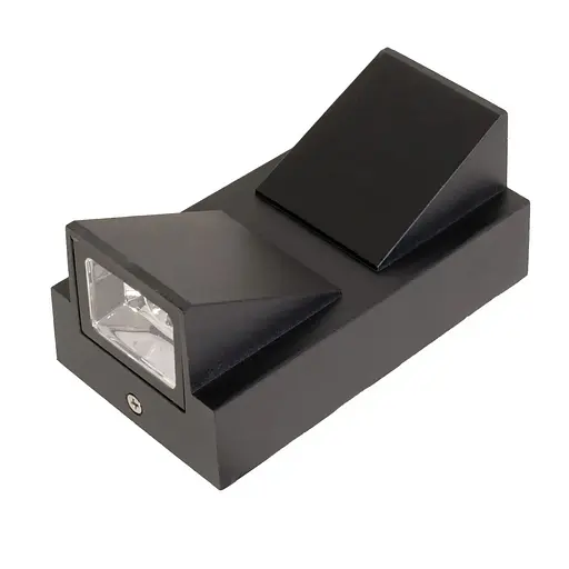 Подсветка Brille LED фасадная IP65 AL-224/2х3W COB BK