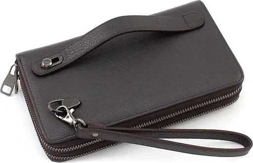 Стильный мужской клатч из кожи Marco Coverna 21х12х4 см sum0022305 - фото 4