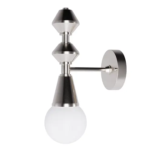 Настінне бра Dome № 1 PikArt арт. 6233 Срібний - фото 1