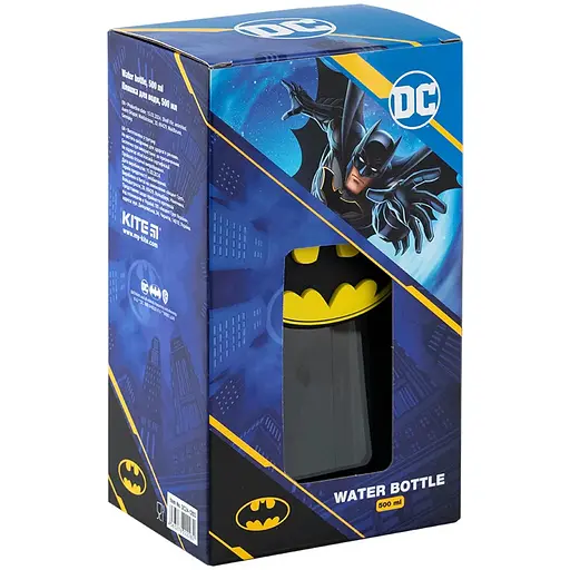 Пляшечка для води Kite DC Batman 500 мл чорна (DC24-1203) - фото 7