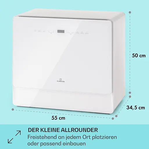 Посудомийна машина Klarstein Emerald 5 Slim (10041185) - фото 2