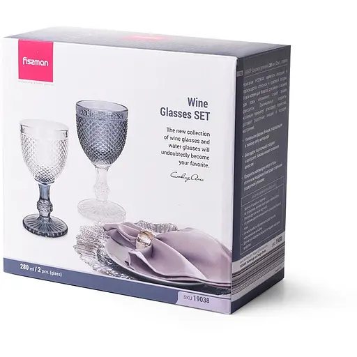 Бокал для вина Fissman 2 шт. 280 мл (19038) - фото 2