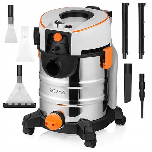 Пилосос Zeegma Zonder PRO AQUA професійний миючий Silver