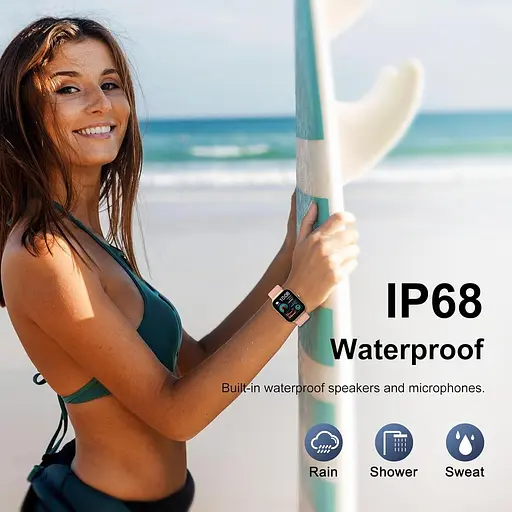 Розумний годинник Jugeman для чоловіків і жінок. 1,96-дюймовий фітнес-годинник. - фото 3