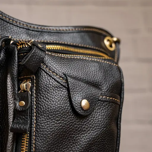 Чоловіча шкіряна сумка Vintage 16х22х3,5 см 000154012 - фото 6