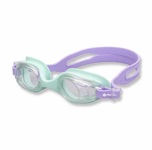 Дитячі окуляри для плавання Renvo Apure Anti-fog JR М'ятний Лавандовий OSFM (1SG100-0910) - фото 1