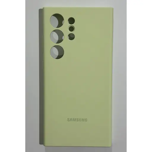 Оригинальный силиконовый чехол Samsung Silicone Case для Samsung Galaxy S24 Ultra (S928) Light Green EF-PS928TGEGWW - фото 2