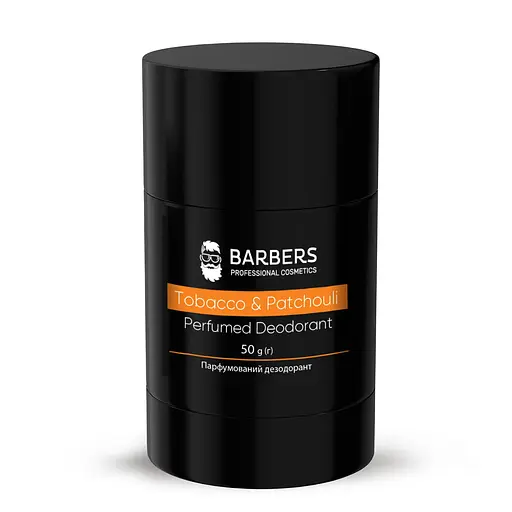 Парфюмированный дезодорант Tobacco & Patchouli Barbers 50 г - фото 1