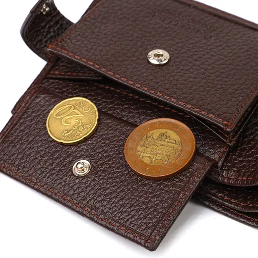 Чоловічий шкіряний гаманець Canpellini 11х9х1 см acs0025626 - фото 6