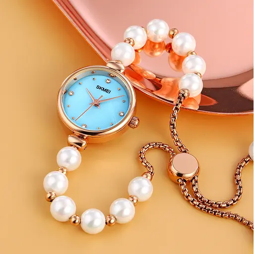 Наручний годинник жіночий 1983BUWT Blue-White Skmei acs0030437 - фото 3