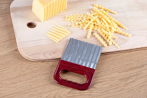 Сырорезка нож для нарезки сыра овощерезка большая с ручкой (14x9 см), Kitchette Красный 83577 - фото 8