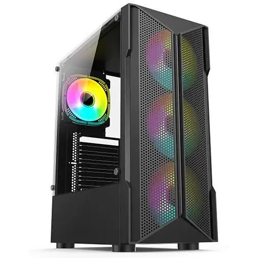 Корпус GTL Gaming "Trinity", черный, без БП, Mid Tower, ATX/Micro ATX/Mini ITX, 1xUSB 3.0/2xUSB 2.0, макс. CPU - 150 мм/ - фото 1