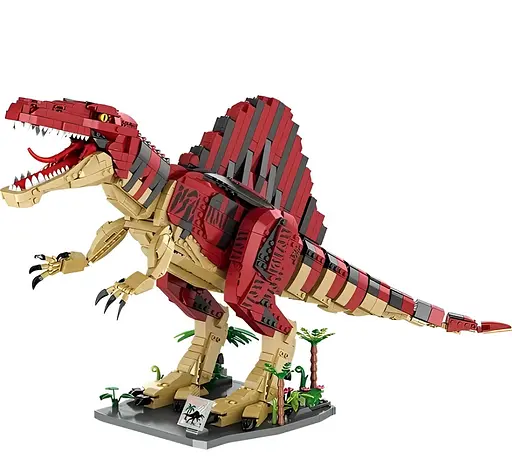 Конструктор динозавр  WOMA Спинозавр из коллекции Динозаври большой детский  2005 деталей - фото 1