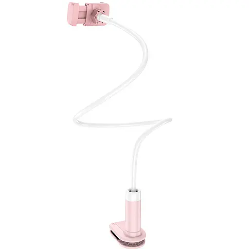 Тримач настільний Hoco PH23 Balu Pink white - фото 4