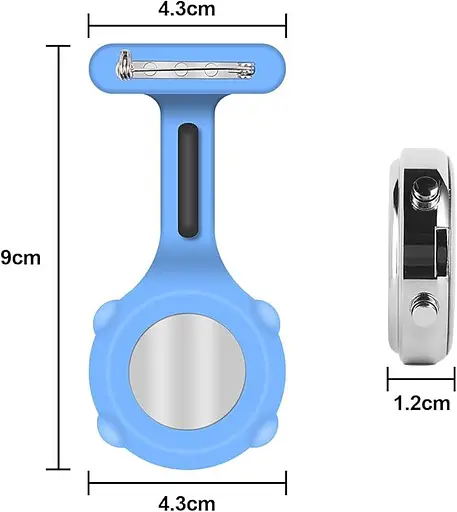 Годинник для медсестер Vicloon Брошка Силіконовий годинник для медсестер із затискачем Кишеньковий годинник для медсестер FOB - фото 4