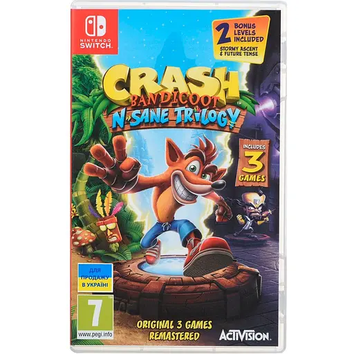 Гра Crash Bandicoot N. Sane Trilogy для Nintendo Switch (EN) [78395]