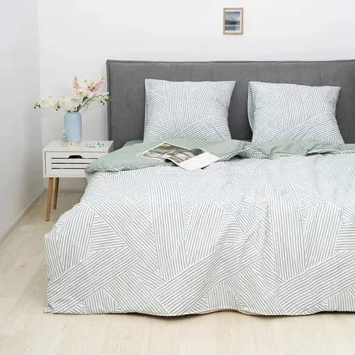 Комплект постільної білизни Viluta полуторний ранфорс 25370 100% бавовна - фото 1