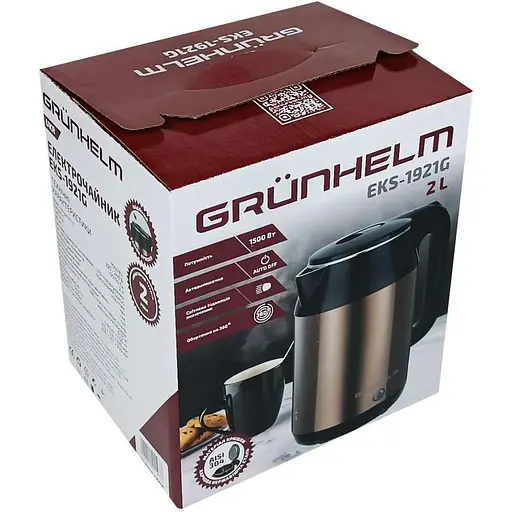 Электрочайник Grunhelm EKS-1921G - фото 4