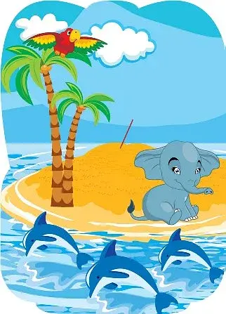 Рюкзачок із наліпками. Слоненя Джембі - фото 2