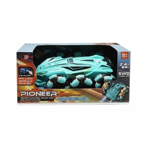 Радиоуправляемая трюковая машина-вездеход JD 155-13 A-03, с парогенератором и подсветкой, аккумулятор 3.7V, пульт 2.4GHz, красная - фото 2