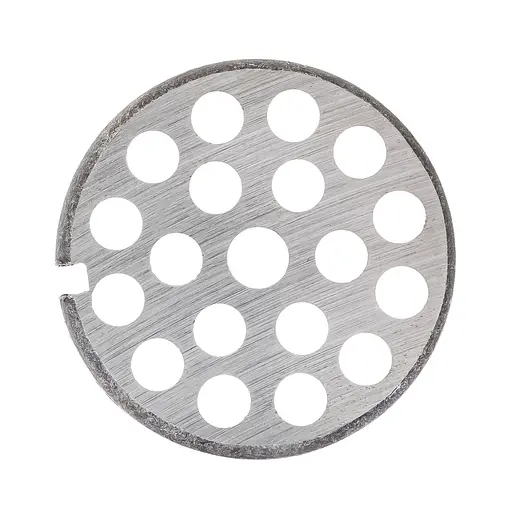 Комплект решетка в ручную мясорубку крупная (d наружн.=53 мм, d вн.=8 мм, отв=7 мм) и нож, ПААЗ 85749 - фото 4