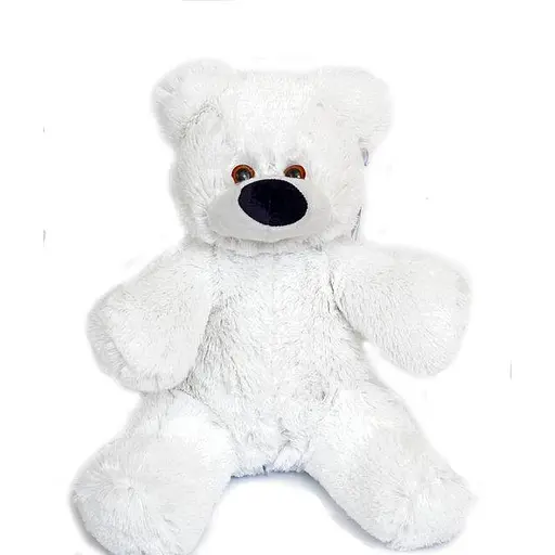 Ведмедик Бублик Alina 45 см білий