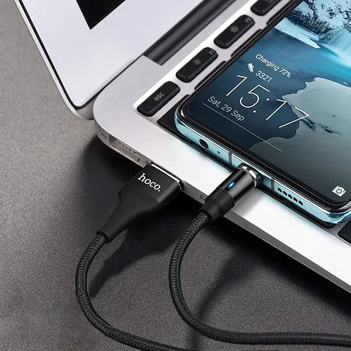 USB Магнітний кабель Hoco U76 Lightning - фото 5