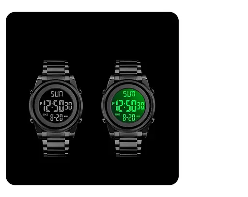 Чоловічий наручний годинник Skmei 1611 Чорний - фото 3