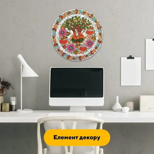 Деревянный пазл Петриковский Роспись Мамай Екатерины Каракуци, А3, Деревянная коробка 200 элементов - фото 6