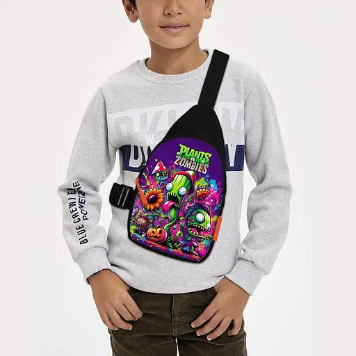 Сумка через плечо детская Растения против зомби 29х17 см сумка слинг для мальчика (02150)