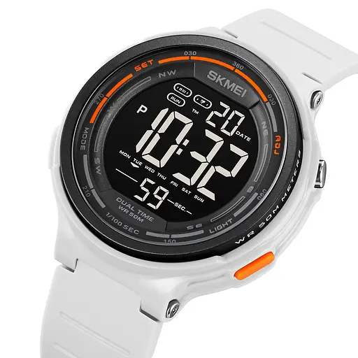 Наручний годинник чоловічий 1841WT White Skmei acs0030548 - фото 2