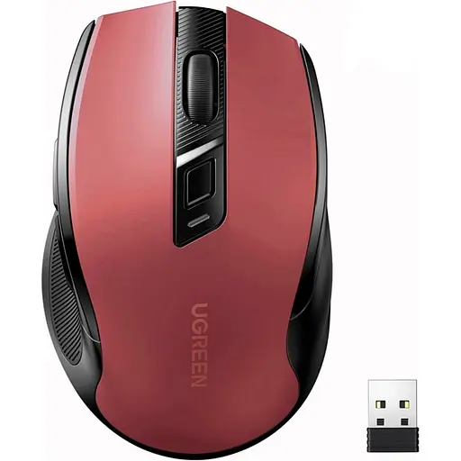 Миша Ugreen MU006 Ergonomic Red (25752) [128620]