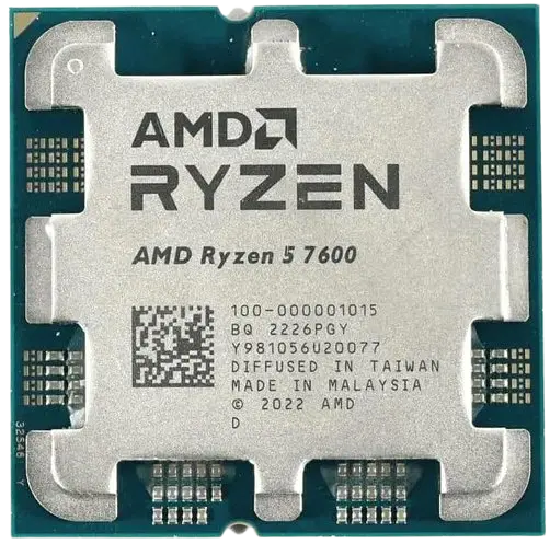Процессор AMD Ryzen 5 7600 Socket AM5 (100-100001015MPK)