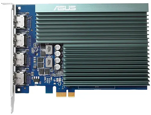 Видеокарта ASUS GT 730 2GB DDR5 (GT730-4H-SL-2GD5) (GDDR5, 64 bit, PCI-E 3.0 x16) - фото 1