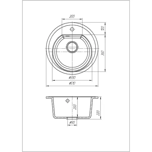 Кухонная мойка Romzha Klasicky Piesok (301) - фото 2