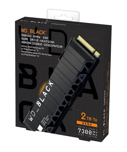 SSD M.2 накопитель WD SN850X with Heatsink 2TB (WDS200T2XHE) - фото 3