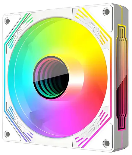 Вентилятор Coolmoon 120мм CM-V12-W Forward (CM-V12-W-F) White - фото 1