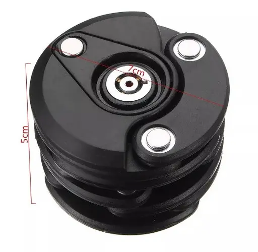 Складной противоугонный замок для велосипеда Bikight Стальная цепь - фото 5