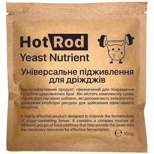 Універсальне підживлення для дріжджів Hot Rod Distiller Yeast Nutrient 100 г