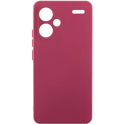 Чохол Silicone Cover Lakshmi Full Camera (A) для Xiaomi Redmi Note 13Pro+ Бордовий / Marsala